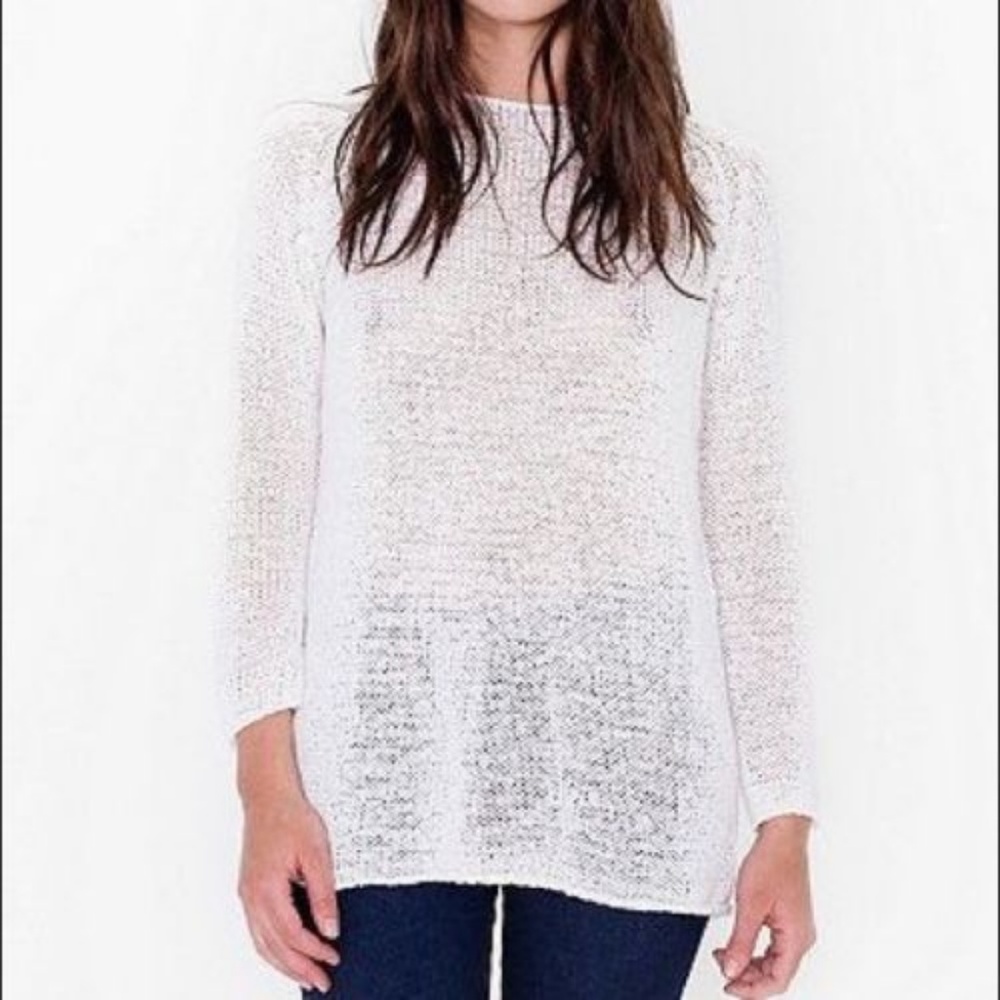 American Apparel Delphine Open Knit Sweater XS/S